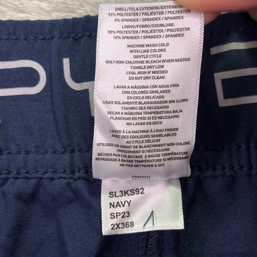 NWT Spyder Mens Swim Trunks XL Navy Blue SL3KS92 Quick‎ Dry Board Shorts